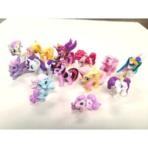 Lot of 13 Hasbro My Little Pony MLP  Mini Figures Assorted Series